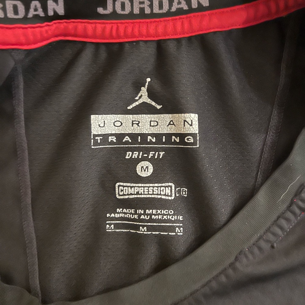Jordan Nike dri fit compression gym tank.